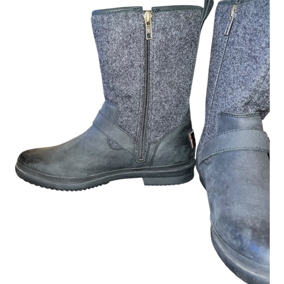 UGG “Anali” Waterproof Leather & Wool Boots – Size 9 - Picture 6 of 8